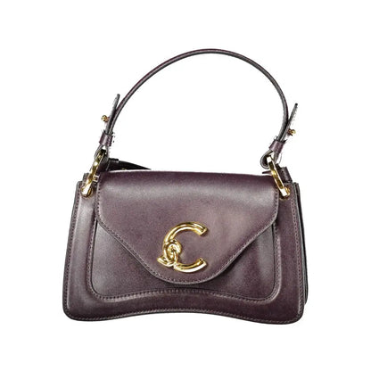 Coccinelle Purple Leather Women Handbag - Handbag