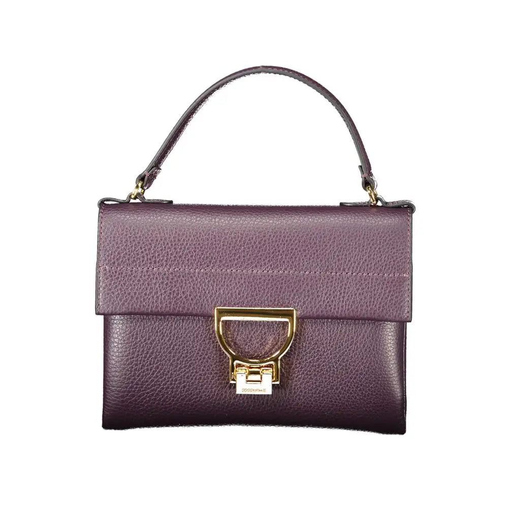 Coccinelle Purple Leather Women Handbag - Handbag