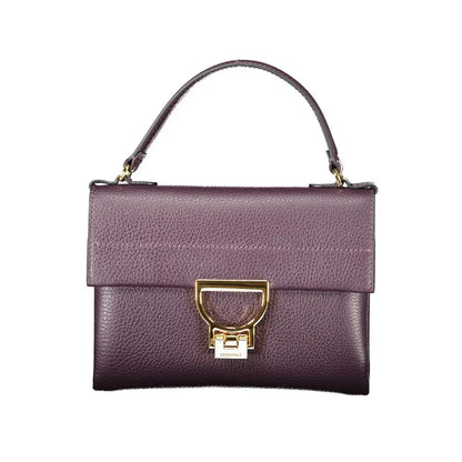 Coccinelle Purple Leather Women Handbag - Handbag