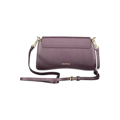 Coccinelle Purple Leather Women Handbag - Handbag