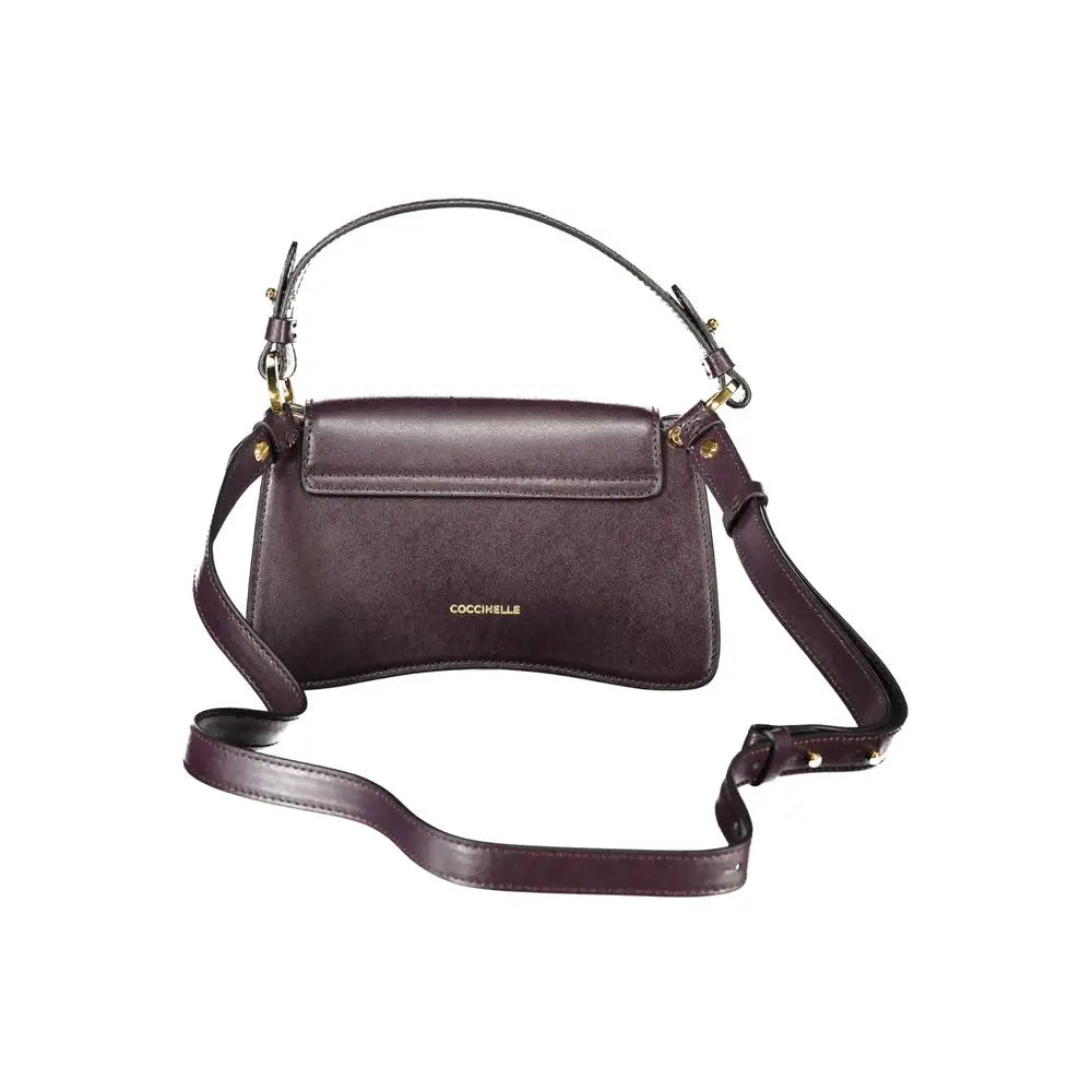 Coccinelle Purple Leather Women Handbag - Handbag