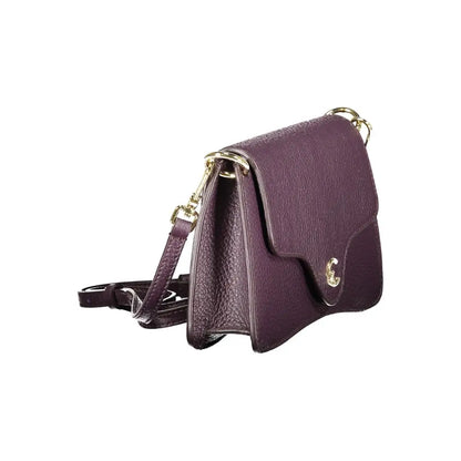 Coccinelle Purple Leather Women Handbag - Handbag
