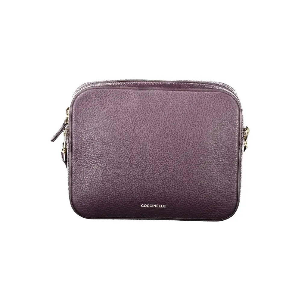 Coccinelle Purple Leather Women Handbag - Handbag
