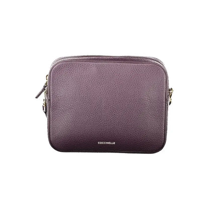 Coccinelle Purple Leather Women Handbag - Handbag