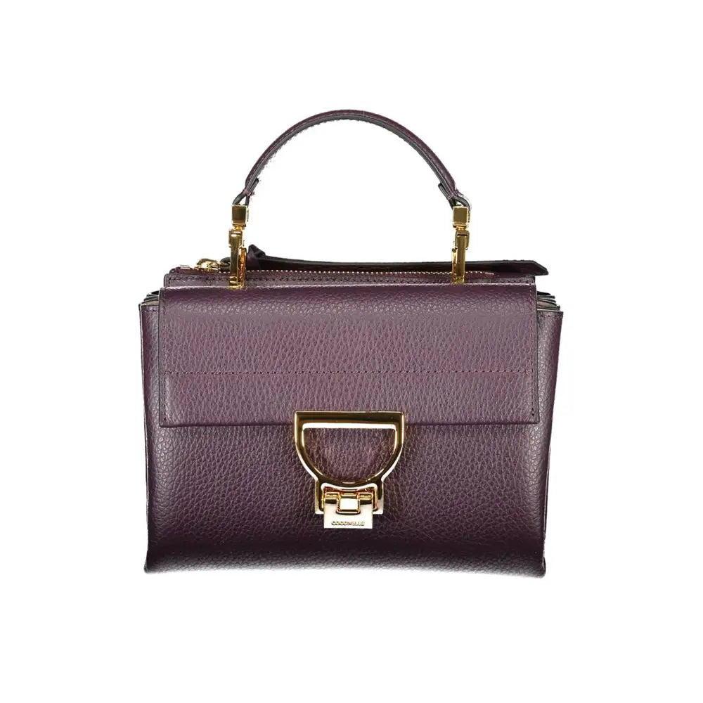 Coccinelle Purple Leather Women Handbag - Handbag