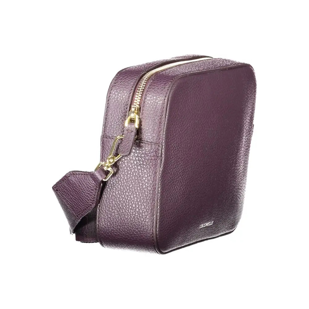 Coccinelle Purple Leather Women Handbag - Handbag