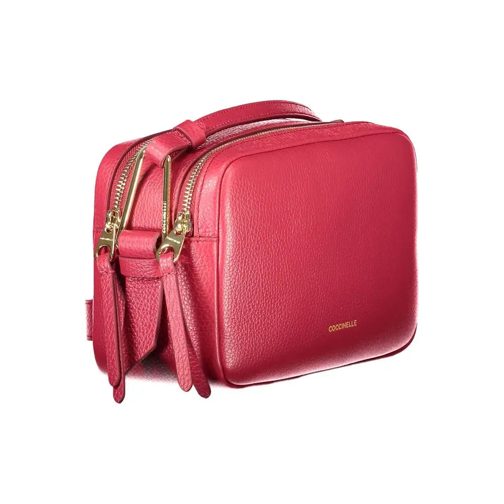 Coccinelle Red Leather Handbag - Handbag