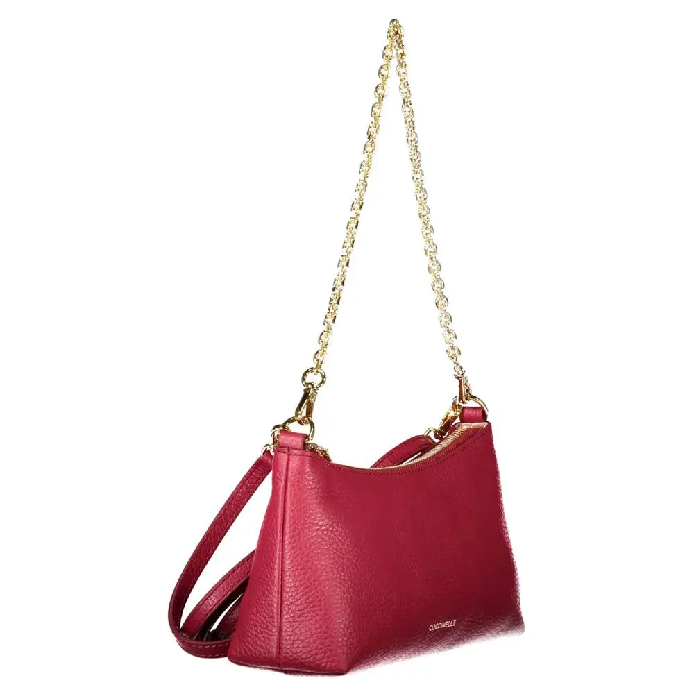 Coccinelle Red Leather Women Handbag - Handbag