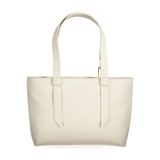 Coccinelle White Leather Handbag - Handbag