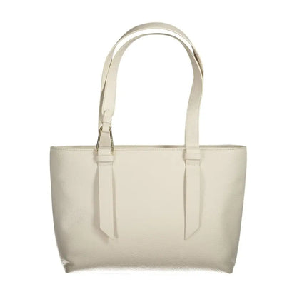 Coccinelle White Leather Handbag - Handbag