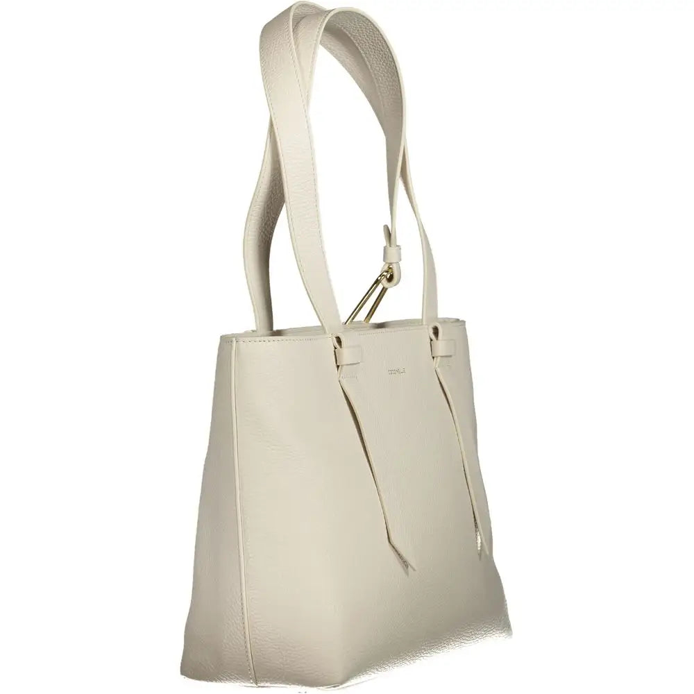 Coccinelle White Leather Handbag - Handbag