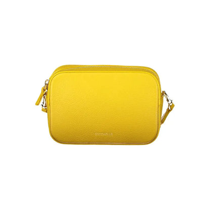 Coccinelle Yellow Leather Women Handbag - Handbag
