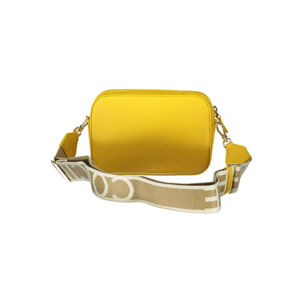 Coccinelle Yellow Leather Women Handbag - Handbag