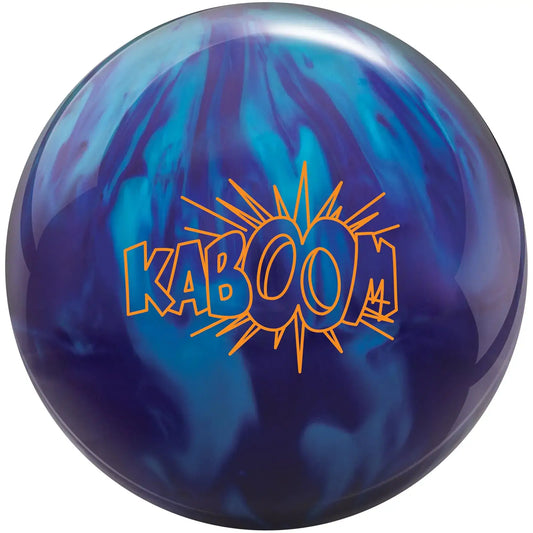 Blue and purple Columbia 300 Kaboom Bowling Ball with hk22 base and detonate core