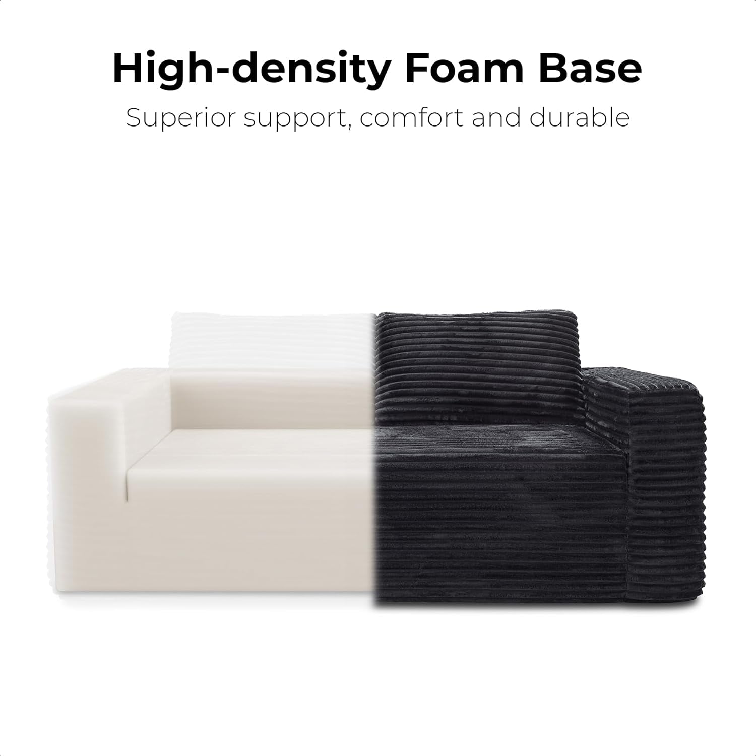 Comfy 71 Inch Loveseat Sofa for Small Spaces-2