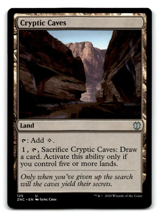 Commander: Zendikar Rising #125 Cryptic Caves - Trading Card