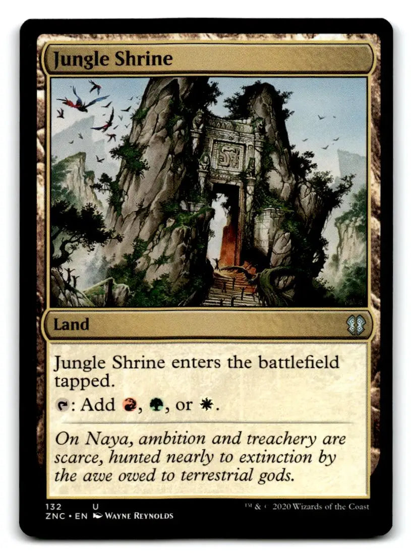 Commander: Zendikar Rising #132 Jungle Shrine - Trading Card