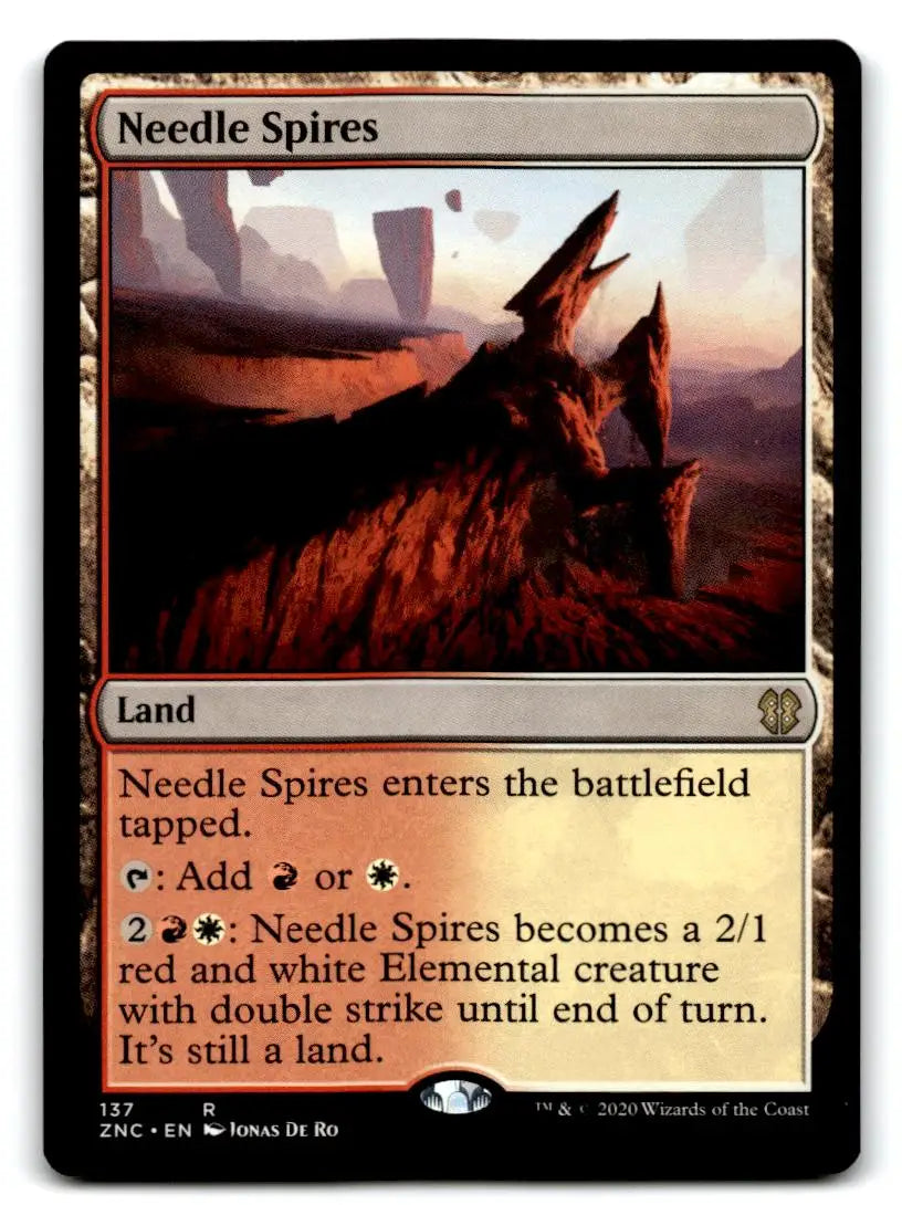 Commander: Zendikar Rising #137 Needle Spires - Trading Card
