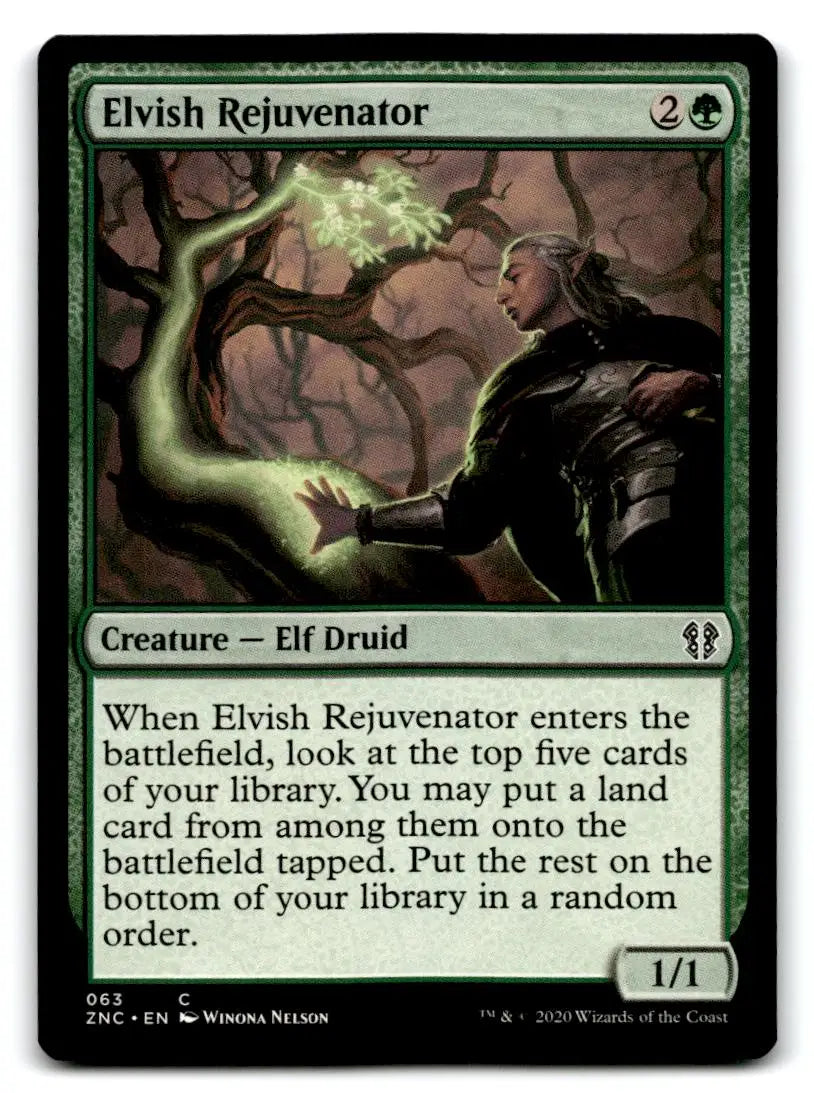 Commander: Zendikar Rising #63 Elvish Rejuvenator - Trading Card