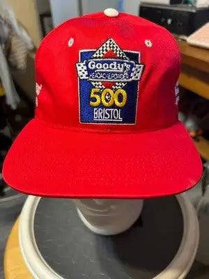 Red baseball cap with a Goody’s 500 Bristol logo from Competitors View Vintage 1997 Nascar