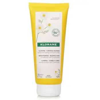 Yellow tube of Brightening Conditioner with Chamomile for blonde hair 200ml