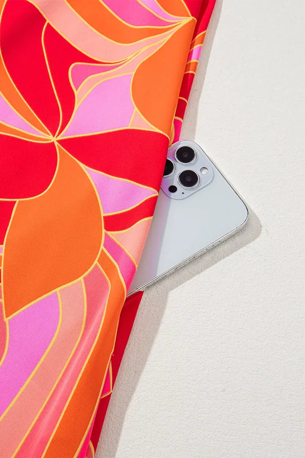 Contrast Grecian Neck Maxi Dress - dress