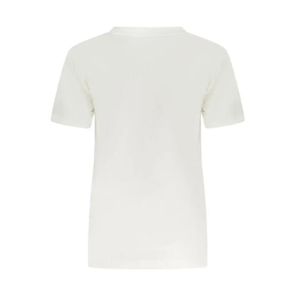 Converse White Cotton Women T-Shirt - T-Shirt