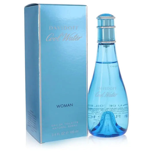 Cool Water by Davidoff - Eau De Toilette Spray 3.4 oz - Women / Medium - Eau De Toilette Spray 3.4 oz