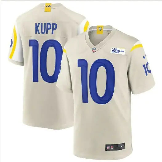 White Cooper Kupp Los Angeles Rams Nike Alternate Game Jersey in Cream color