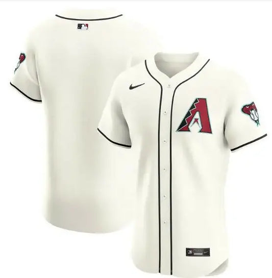 Cream-colored Arizona Diamondbacks Nike Vapor Premier Elite Patch Baseball Jersey