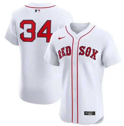 White Boston Red Sox David Ortiz Nike Road Elite Player Jersey for baseball fans