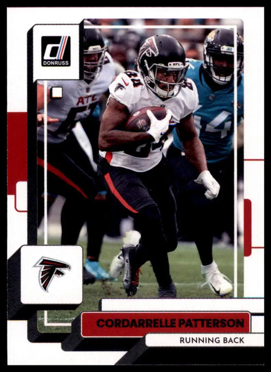 Cordarrelle Patterson football card from 2022 Donruss Atlanta Falcons collection
