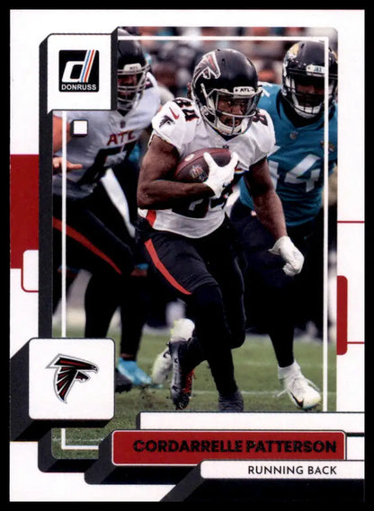 Cordarrelle Patterson football card from 2022 Donruss Atlanta Falcons series
