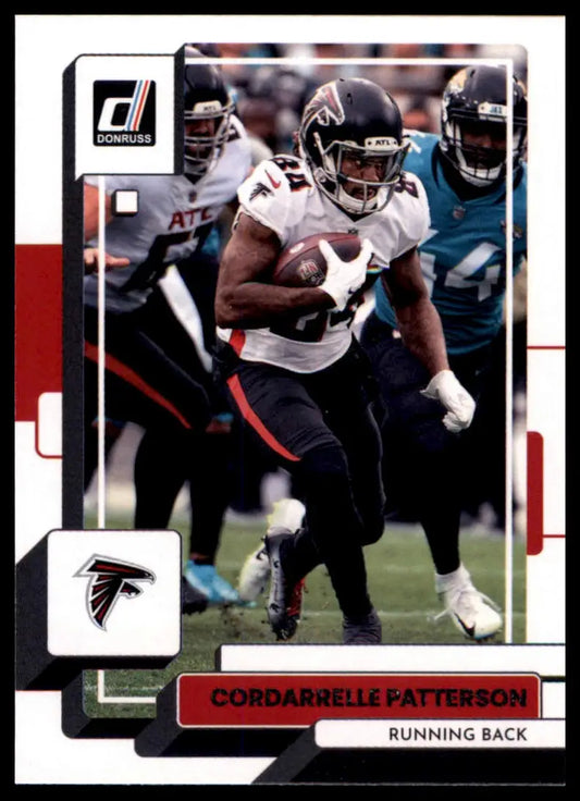 Cordarrelle Patterson 2022 Donruss football card featuring Atlanta Falcons player