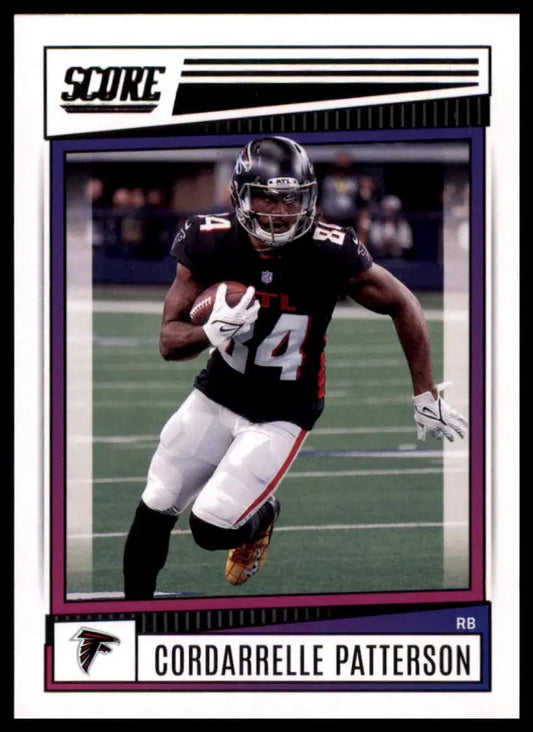 Cordarrelle Patterson football card from 2022 Score series featuring Atlanta Falcons player