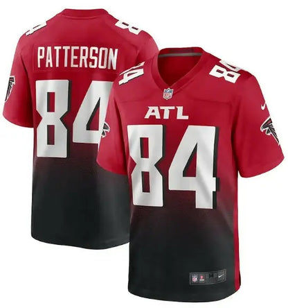 Red and black ombre Atlanta Falcons Cordarrelle Patterson jersey with number 84