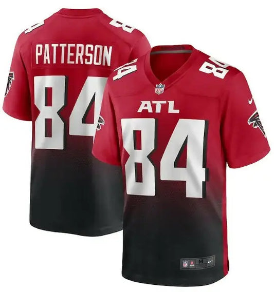 Red and black ombre Atlanta Falcons Cordarrelle Patterson jersey with number 84