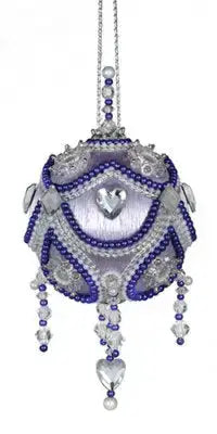 Cracker Box Inc Christmas Ornament Kit Pink Baby Boobie on white Golden Oldie