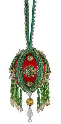 Cracker Box Inc Christmas Ornament Kit Pink Baby Boobie on white Golden Oldie