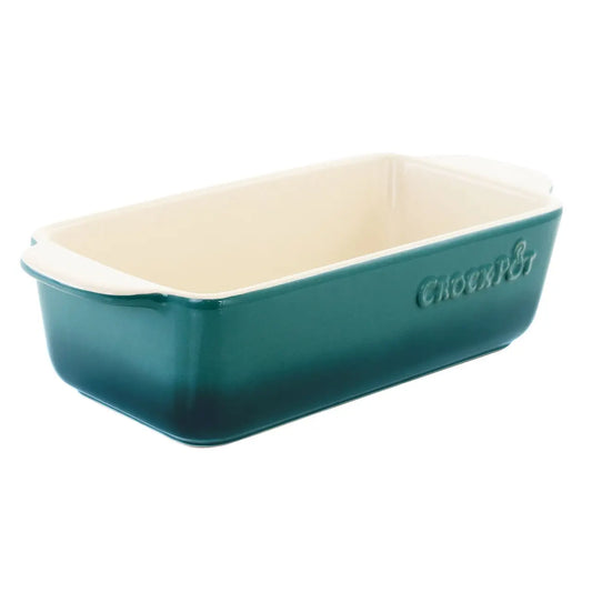 Crock Pot Artisan 1.25 Quart Rectangular Stoneware Bake Pan in Gradient Teal - Bakeware