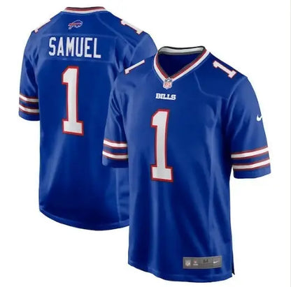 Blue Buffalo Bills Nike Game Jersey worn by Curtis Samuel in Royal color