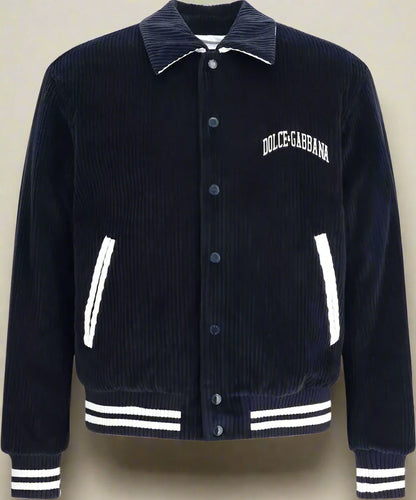 Dolce & Gabbana Men's Corduroy College Jacket