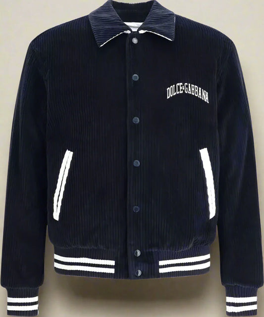 Dolce & Gabbana Men's Corduroy College Jacket
