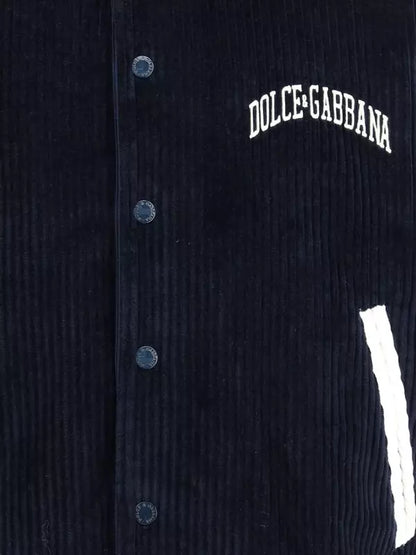 Dolce & Gabbana Men's Corduroy College Jacket