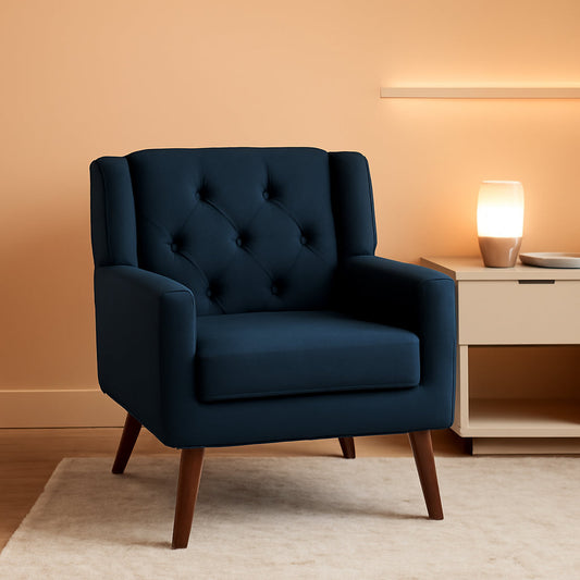 Comfy Button-Tufted Accent Chairs for Living Room-0