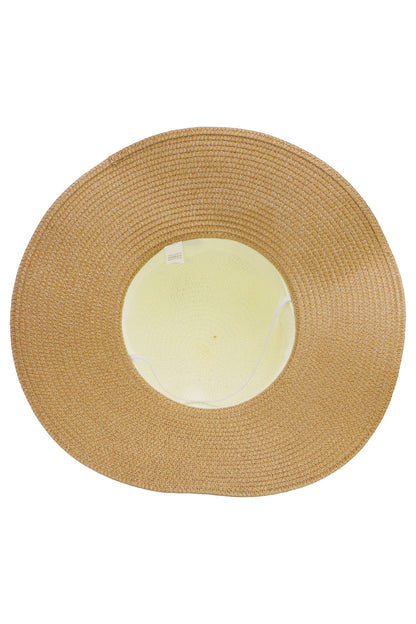 LAST ONES! Two-Tone Summer Hat w/Bow, See Both Colors!