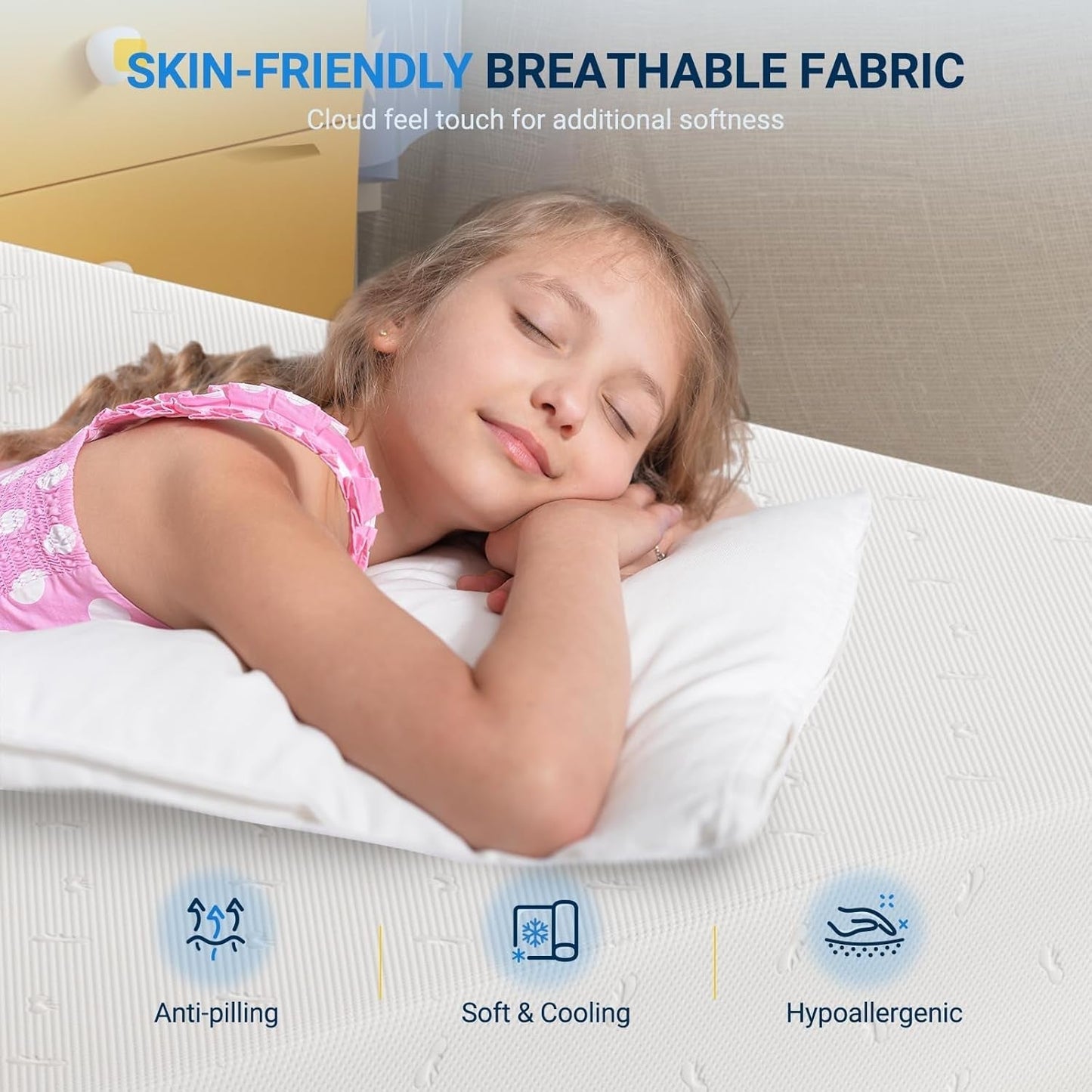 Twin Memory Foam Mattress Medium Firm Eight Inch Comfort-3