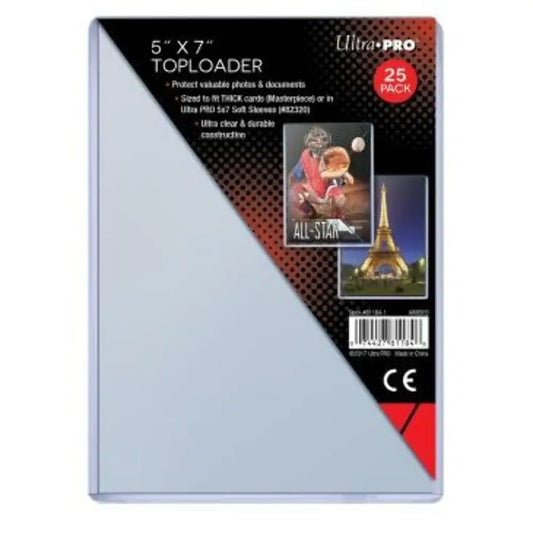 Ultra Pro Top Loader (5" x 7") - Pack of 25