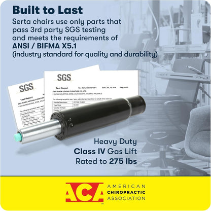 Ergonomic Executive Office Chair Motion Technology Adjustable Mid Back Design with Lumbar Support, Ivory Bonded Leather-4