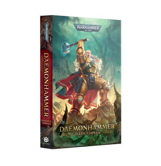 Warhammer 40k Daemonhammer paperback featuring Inquisitor Coteaz from Formosa Sector